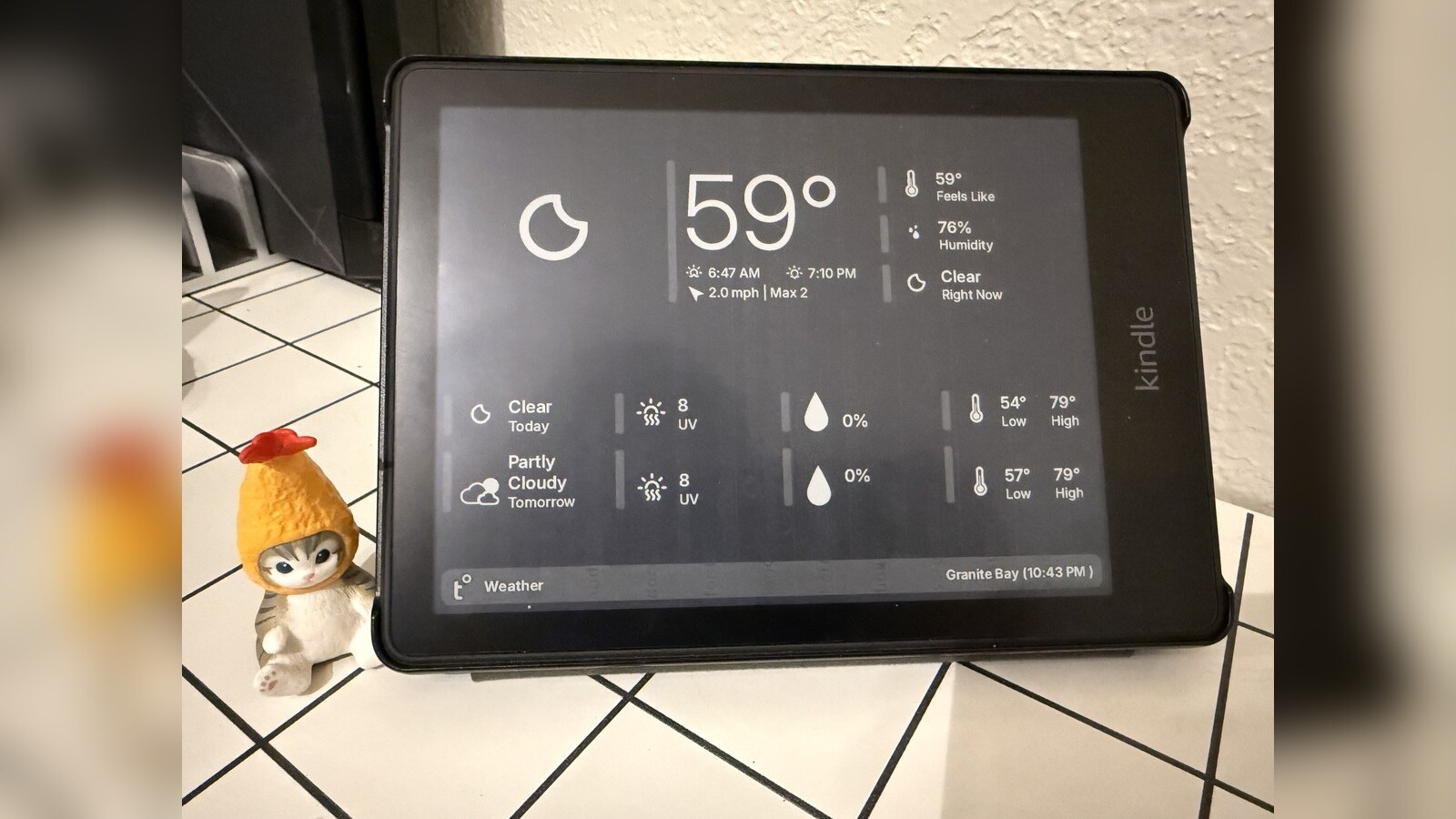 Kindle PW Signature 11th Gen running TRMNL