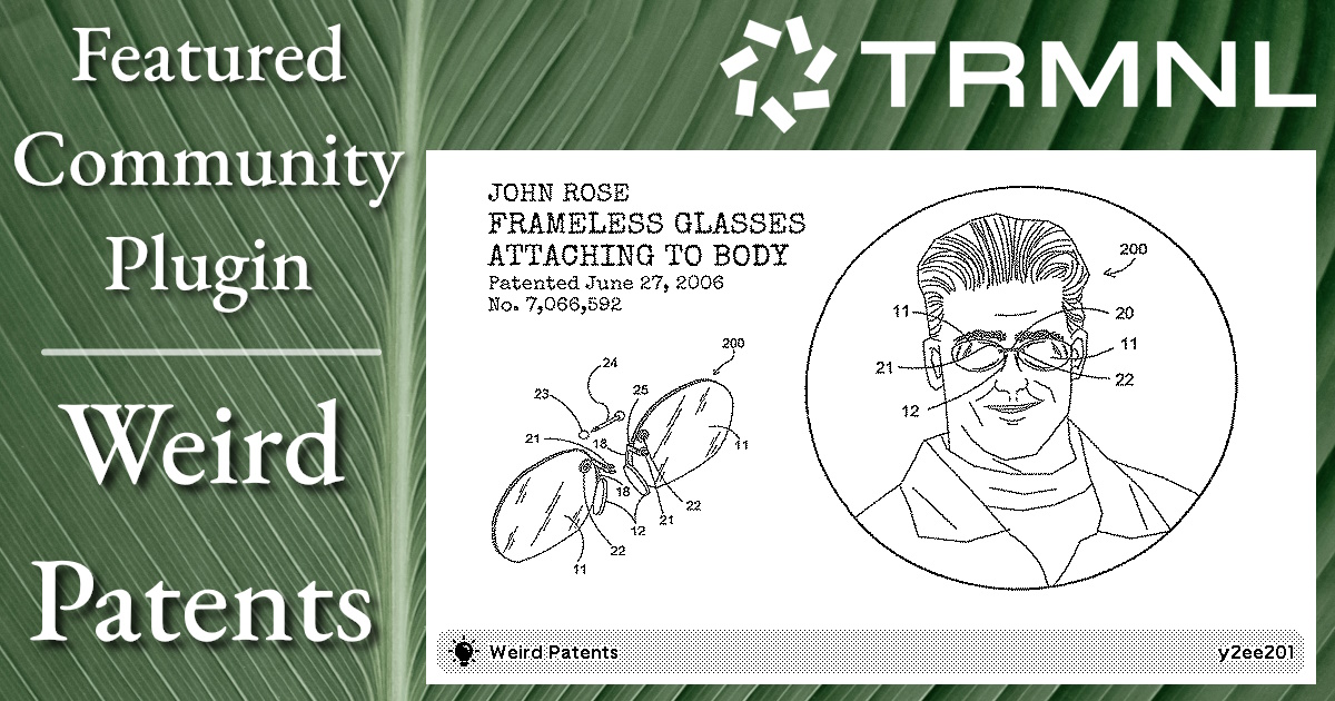 Featured Community Plugin: Weird Patents