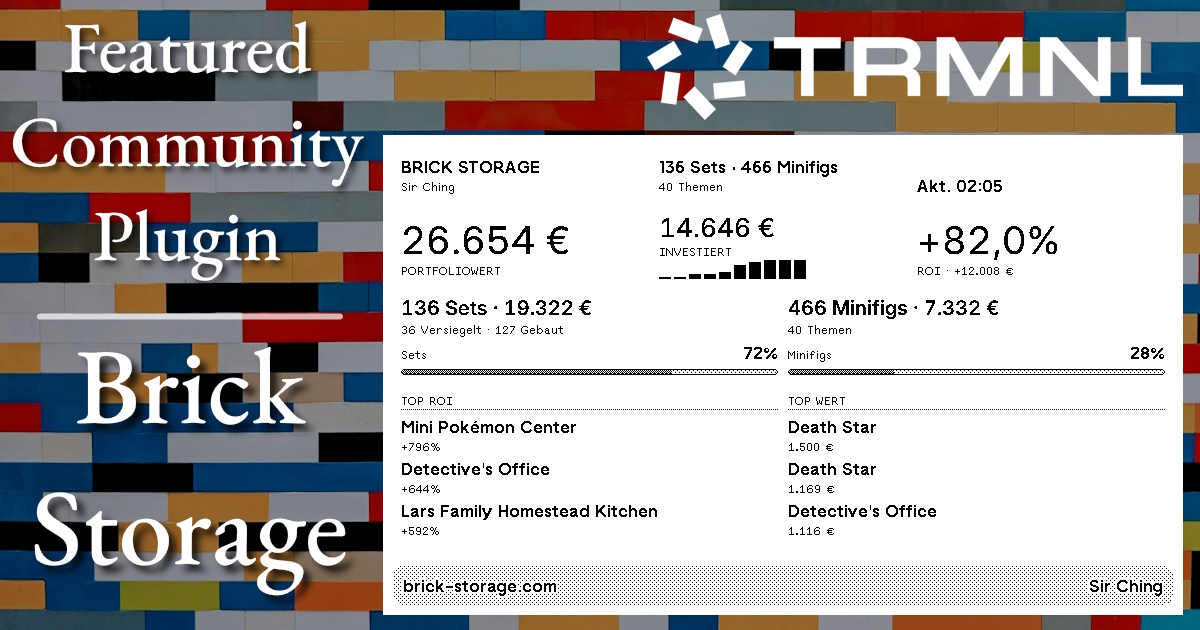 Featured Community Plugin - Brick Storage