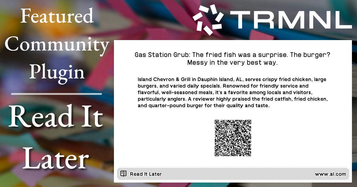 Featured Community Plugin - Read it Later