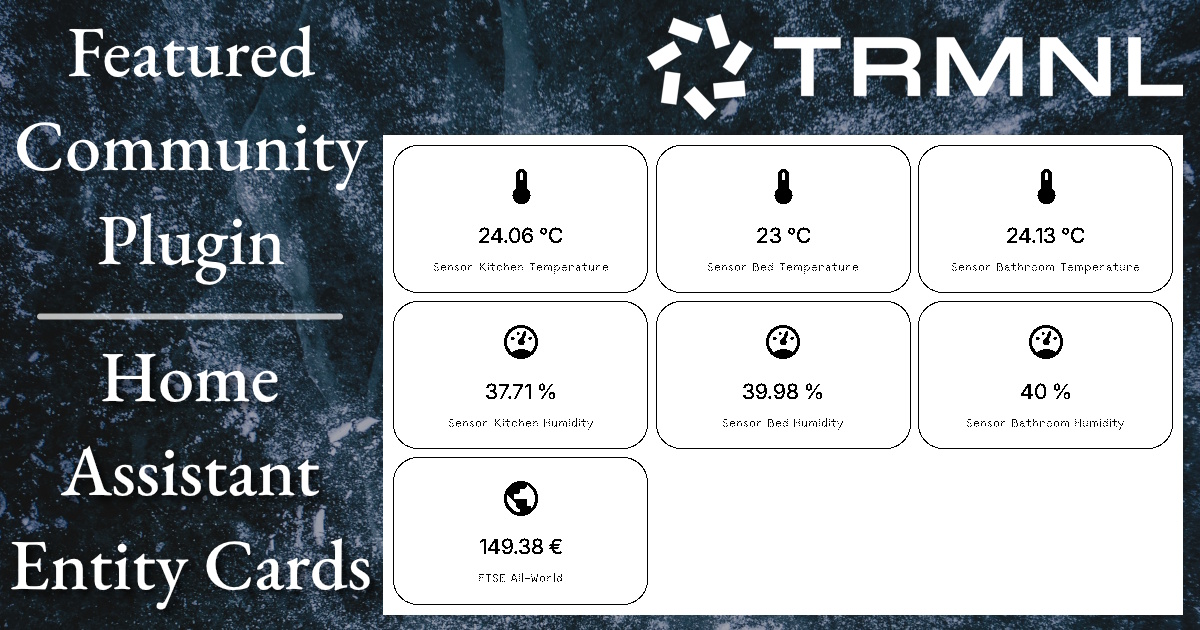 Featured Community Plugin - Home Assistant Entity Cards
